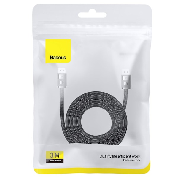 Baseus High Definition Series DisplayPort 8K 60Hz 2m kabel - svart