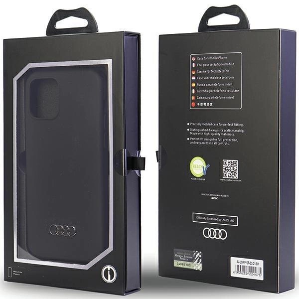 AUDI SILIKONE COVER TIL IPHONE 12 / IPHONE 12 PRO - SORT