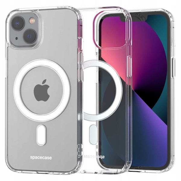 Spacecase Clear Mag-Fodral För Iphone 13 Transparent För Magsafe