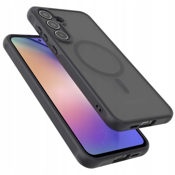 Spacecase Case Hybrid Case För Samsung Galaxy A35 5G Svart