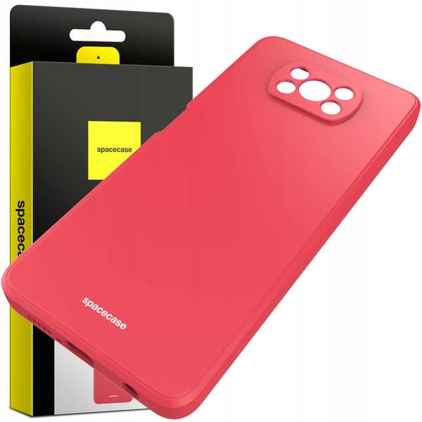 Spacecase Silikonecase Poco X3 Pro Nfc Red För Telefon