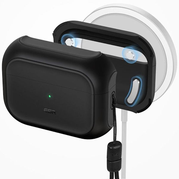 ESR ORBIT HALOLOCK MAGSAFE APPLE AIRPODS PRO 1/2 SVART