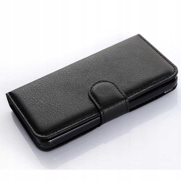Litchi Case Skydd För Iphone 5 5S Se Svart Skydd