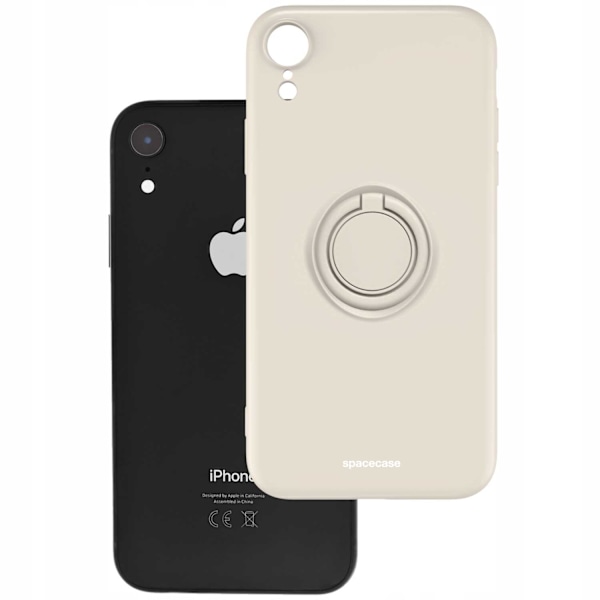 Spacecase Silikonecase Ring För Iphone Xr 11 12 13 14 Bone
