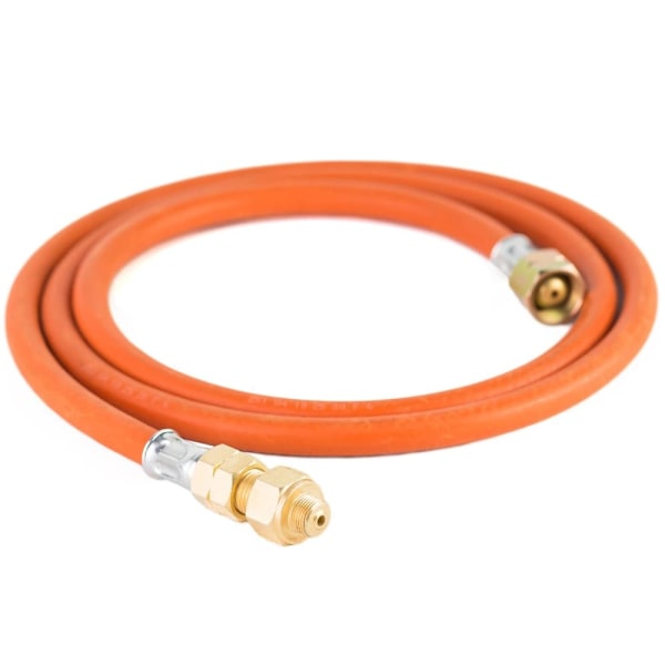 Reduksjonstilkobling for turistgassflaske G 3/8" L - 7/16" slange 1,5 m