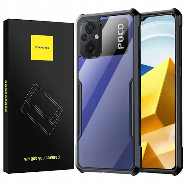 Spacecase Fodral Till Poco M5 Telefon, Svart