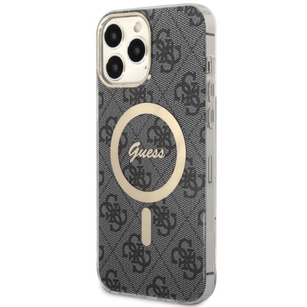 Guess GUHMP13XH4STK-deksel til iPhone 13 Pro Max 6.7 - svart 4G MagSafe