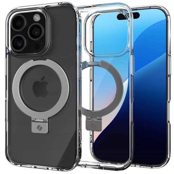 Spacecase Case Ring Pro Mag För Iphone 16 Pro Clear Transparent