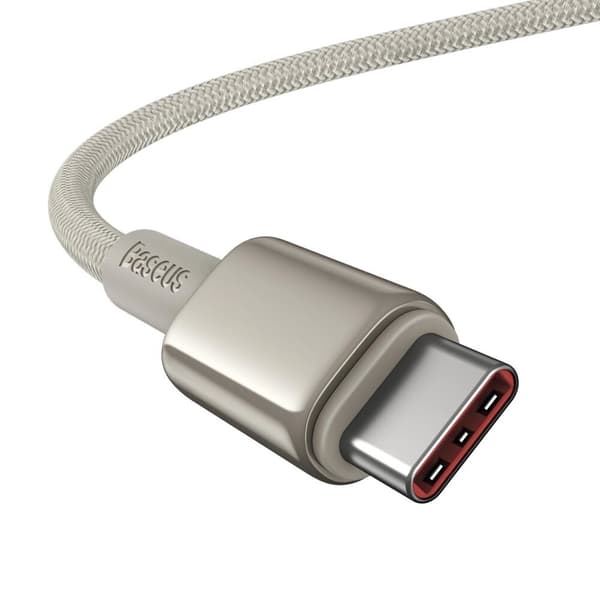 Baseus Tungsten Gold USB-C / USB-C 100W 2m kabel - gull