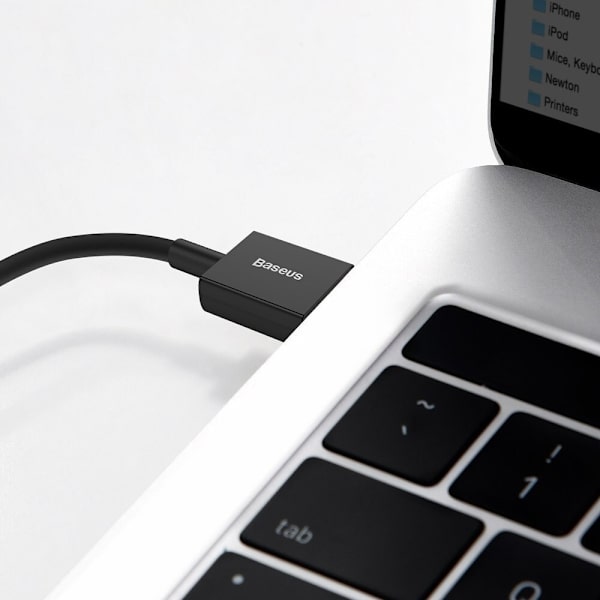 Baseus Superior kabel USB - Lightning 2,4 A 2 m svart (CALYS-C01)