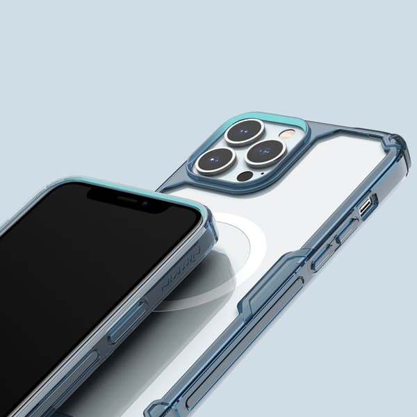 NILLKIN CASE MED MAGSAFE TIL IPHONE 14 PRO BLUE