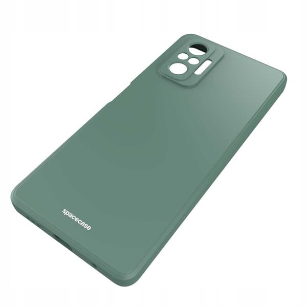 Spacecase Silikonfodral För Xiaomi Redmi Note 10 Pro Mörkgrön