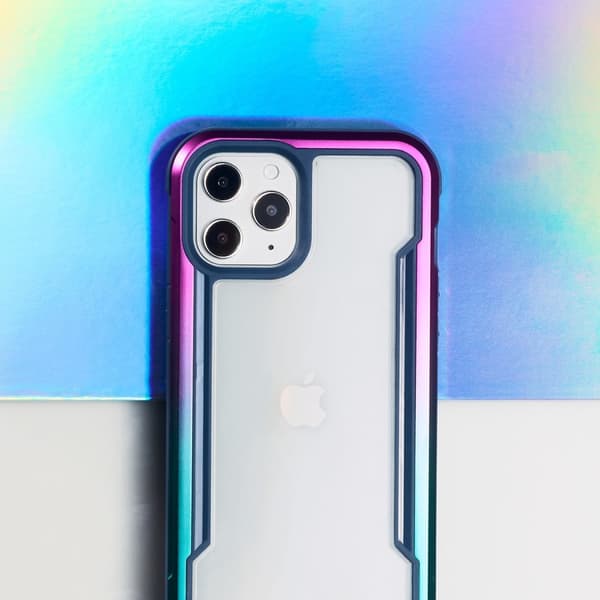 Raptic X-Doria Shield-deksel til iPhone 14 Pro Max, pansret deksel, blå