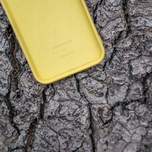 Spacecase Silikonecase För Iphone 15 Case Gult Skydd