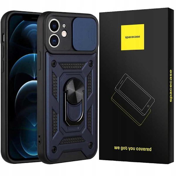 Spacecase Fodral För Iphone 12 Sc Camring Blå