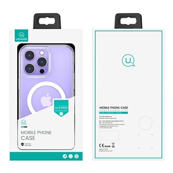 USAMS ismagnetfodral iPhone 14 Plus / 15 Plus 6,7" transparent IP14MBC01 (US-BH801)