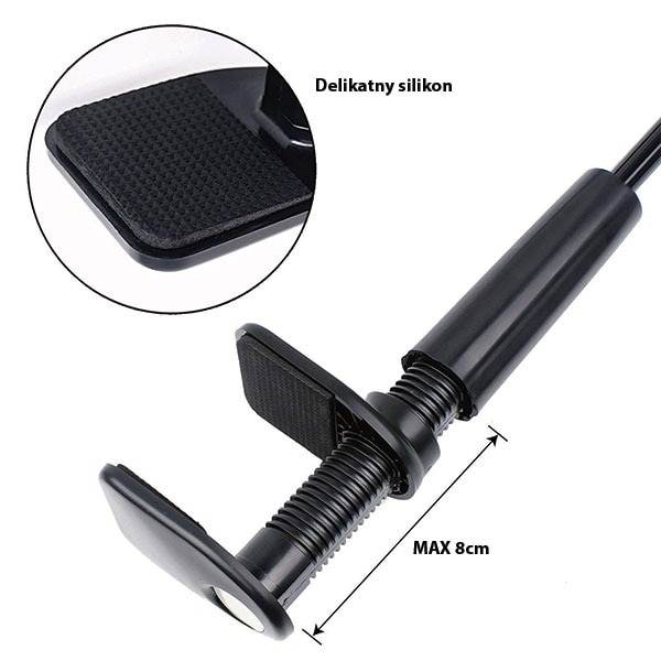 AWEI X3 skrivbordshållare 4"-10,5" svart/svart lång arm