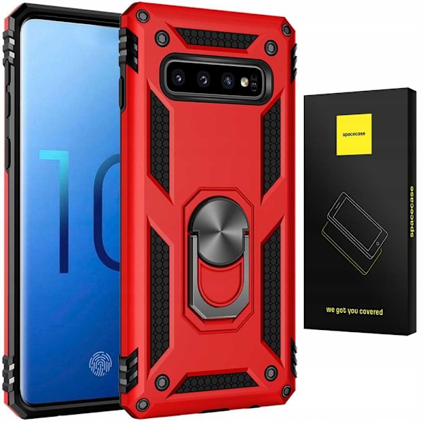 Spacecase Case Ring Nx Cover För Samsung Galaxy S10 Red