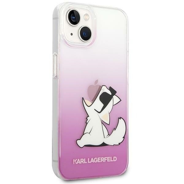 KARL LAGERFELD CHOUPETTE SJOV ETUI TIL IPHONE 14 PLUS - PINK