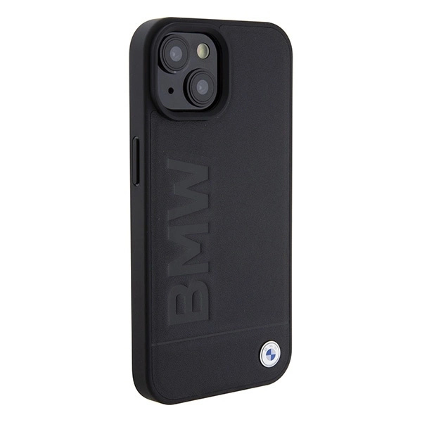 BMW SIGNATURE LOGO IMPRINT MAGSAFE ETUI TIL IPHONE 15 - SORT