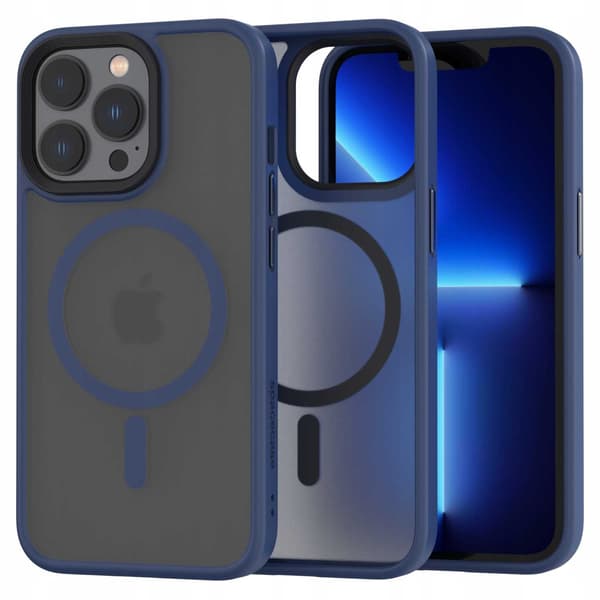 Spacecase Hybrid Case För Iphone 13 Pro Mörkblåt