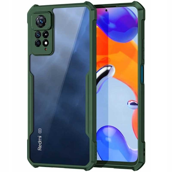 Spacecase Case Cover Till Xiaomi Redmi Note 11 Pro Beetle Green