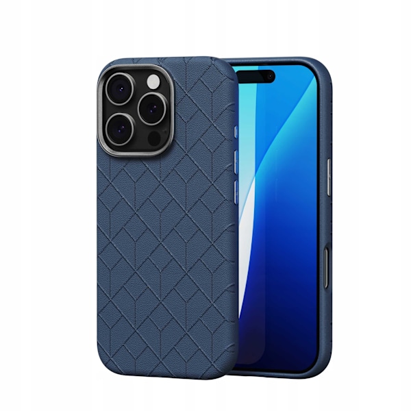 Rymdfodral För Iphone 16 Pro Classy Mag Mörkblåt