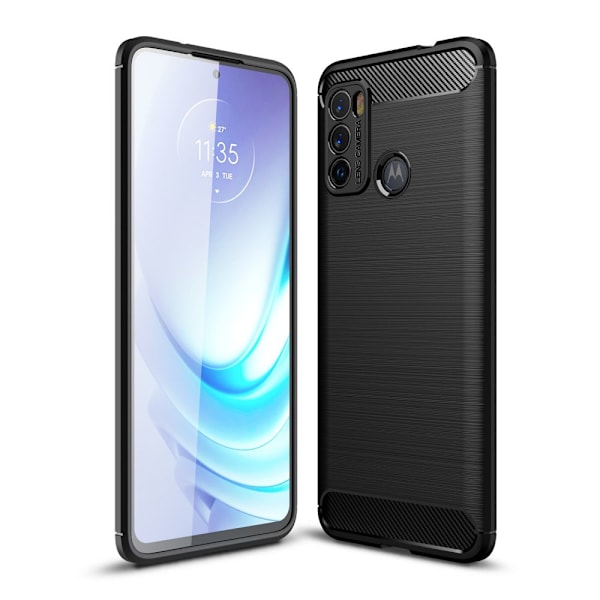 TECH-PROTECT TPUCARBON MOTOROLA MOTO G60 SVART