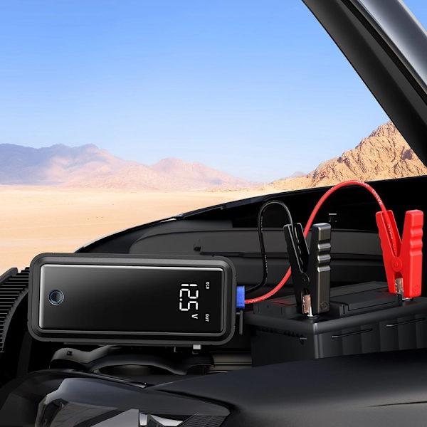 Startmotor med superkondensator Baseus Super Energy Mega Series BS-CH007 3000A 12V USB-C / EC8 / DC - grå