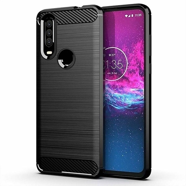 Beline Carbon Case för Huawei Y6p svart/svart