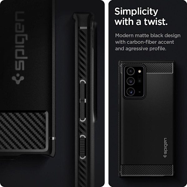 SPIGEN RUGGED ARMOR GALAXY NOTE 20 ULTRA MAT SORT