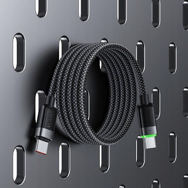 MCDODO USB-C SNABBLADDNINGSKABEL FÖR SAMSUNG APPLE USB TYP C 60W 1M LED