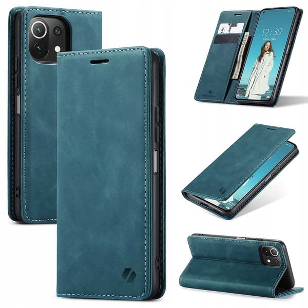 Spacecase Plånboksfodral Till Xiaomi Mi 11 Lite 5G Ne Blue