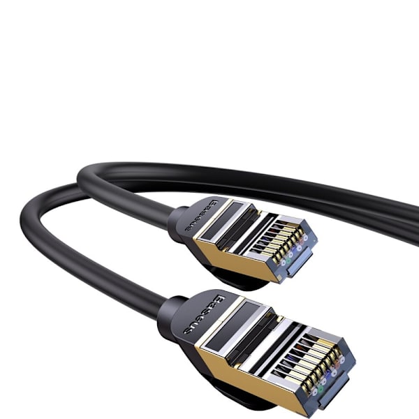 Baseus Speed​​​​​​Sju høyhastighets nettverkskabel RJ45 10 Gbps 1,5 m svart (WKJS010201)