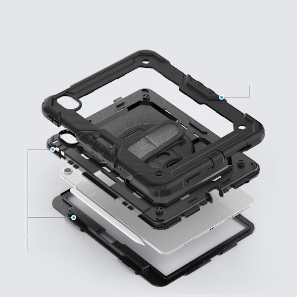 TECH-PROTECT SOLID360 IPAD AIR 11 6 / 2024 SVART