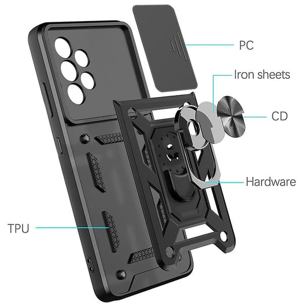 TECH-PROTECT CAMSHIELD PRO XIAOMI REDMI NOTE 11S 5G / POCO M4 PRO 5G SVART