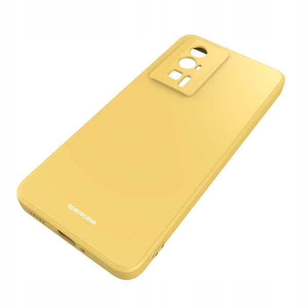 Spacecase Silikonfodral För Poco F5 Pro Yellow