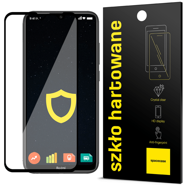 Spacecase 5D Härdat Glas För Xiaomi Redmi Note 8T Fullskärm