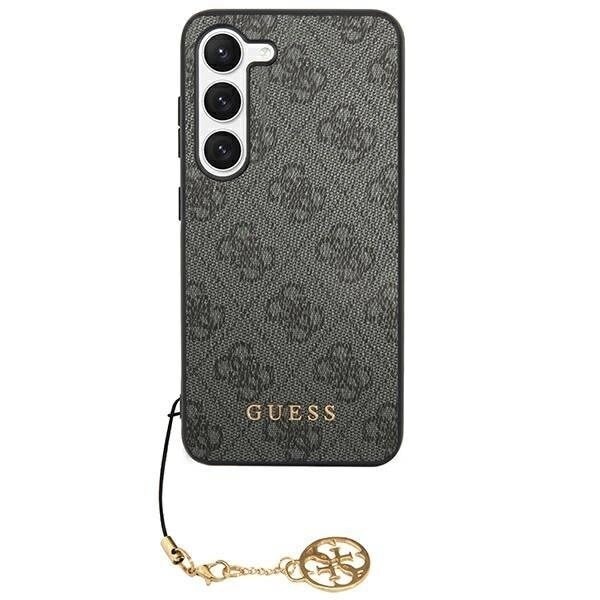 Guess 4G Charms Collection-deksel til Samsung Galaxy S24+ - Svart