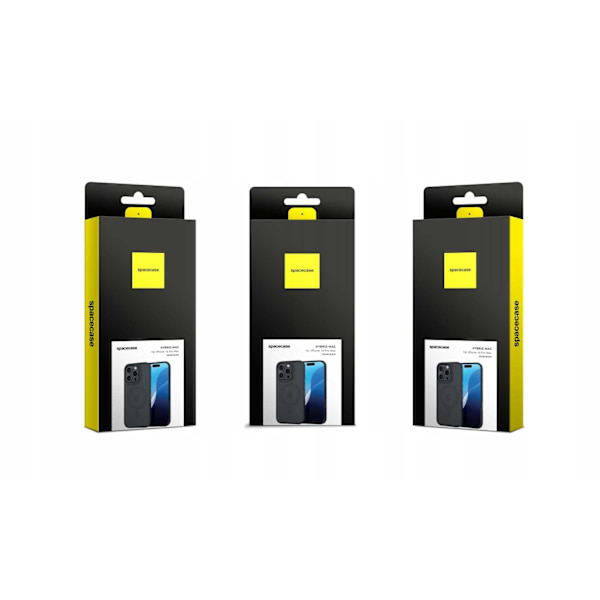 Spacecase Hybrid Case För Iphone 16 Pro Max Black