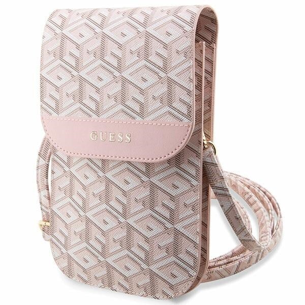 Guess GCube Stripe-veske - rosa