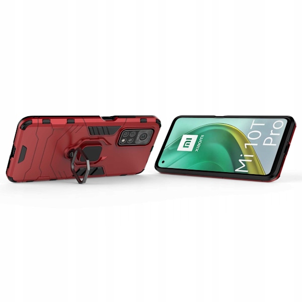 Spacecase X-Ring Fodral För Xiaomi Mi 10T 10T Pro Red