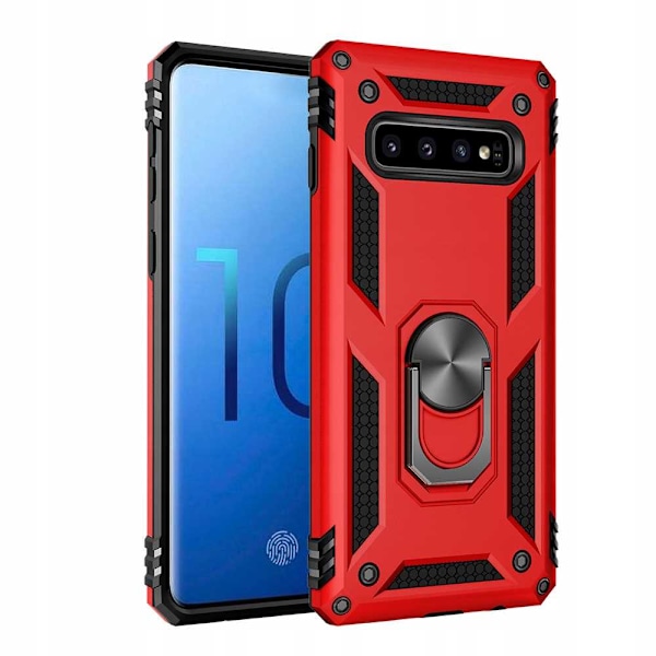 Spacecase Case Ring Nx Cover För Samsung Galaxy S10 Red