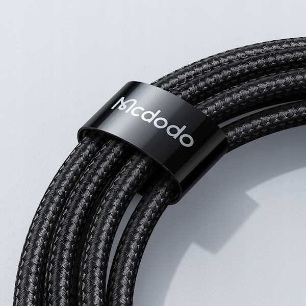 MCDODO CABLE MED DISPLAY USB-C SNABBLADDING USB TYPE C 5A 100W 1M