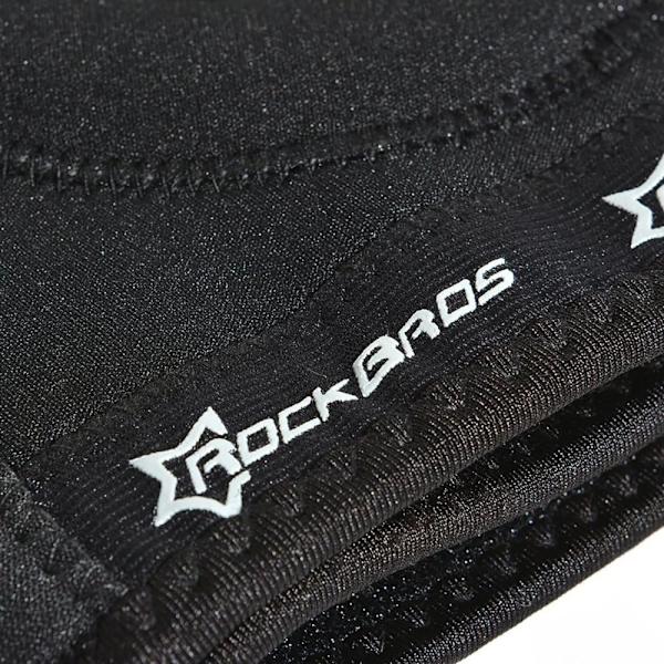 Rockbros LF1106M sportsbeskyttelse for kneskål og kneledd, størrelse M - svart (2 stk)
