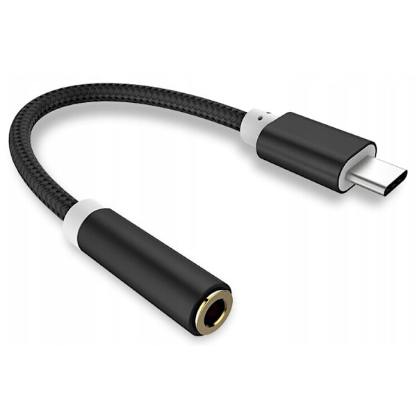 CO2-SOVITIN USB-C MINIJACK 3,5 MM AUX-KAAPELIN SOVITIN SAMSUNG APPLE MED DAC:lle