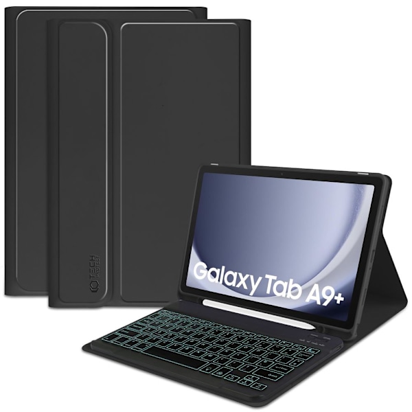 TECH-PROTECT SC PEN + KEYBOARD GALAXY TAB A9+ PLUS 11.0 X210 / X215 / X216 SVART