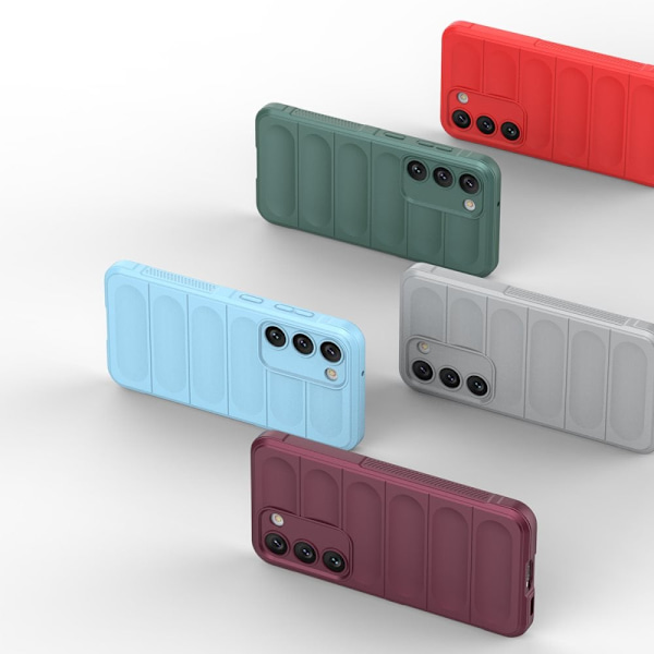 Magic Shield-deksel til Samsung Galaxy S23, fleksibelt, pansret deksel, rødt