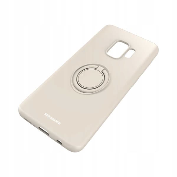 Spacecase Silikonecase Ring Galaxy S9 Bone Phone Cover