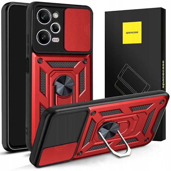 Spacecase Case Cover För Poco X5 Pro Note 12 Pro Red